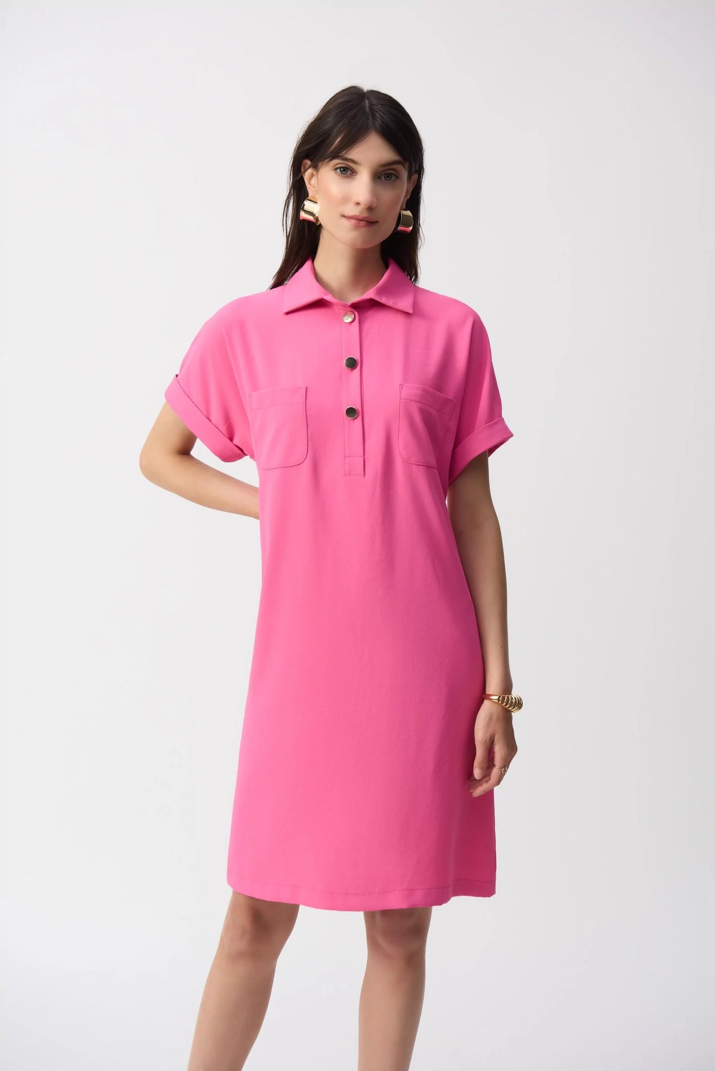 Bubble Gum Shirt Dress