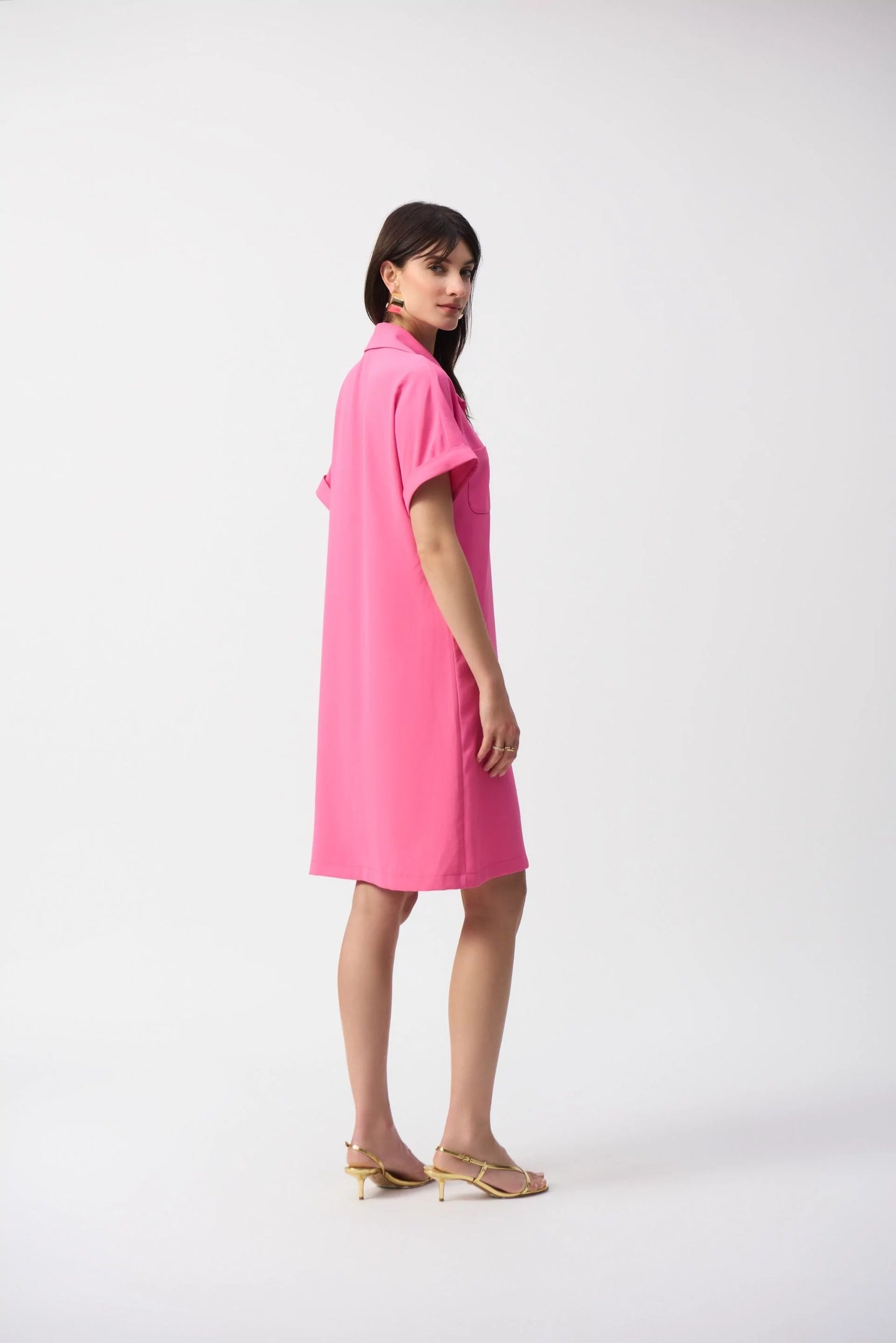 Bubble Gum Shirt Dress