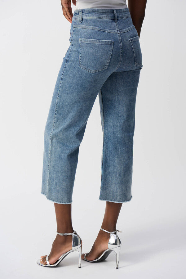 High-waisted Cropped Trousers