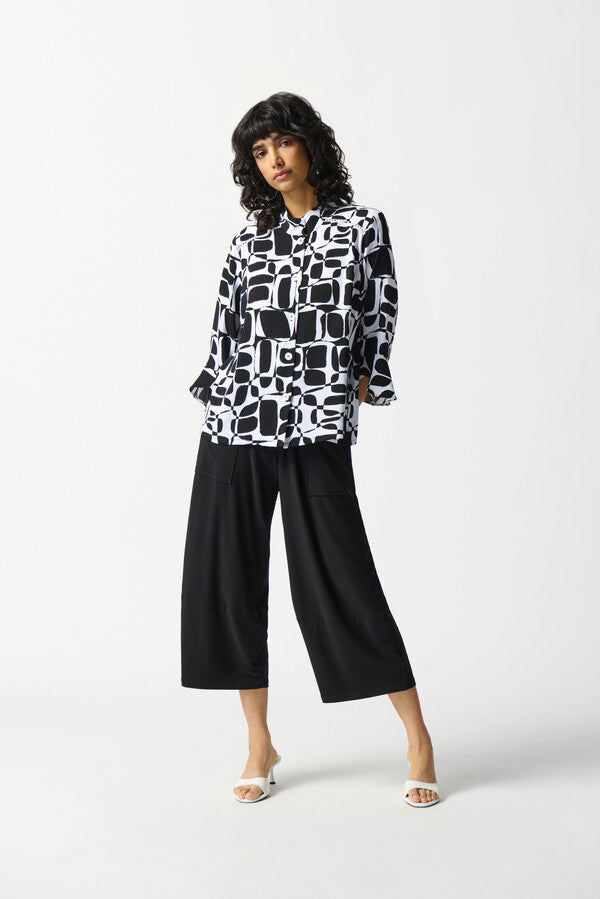 Cropped Wide Leg Pants