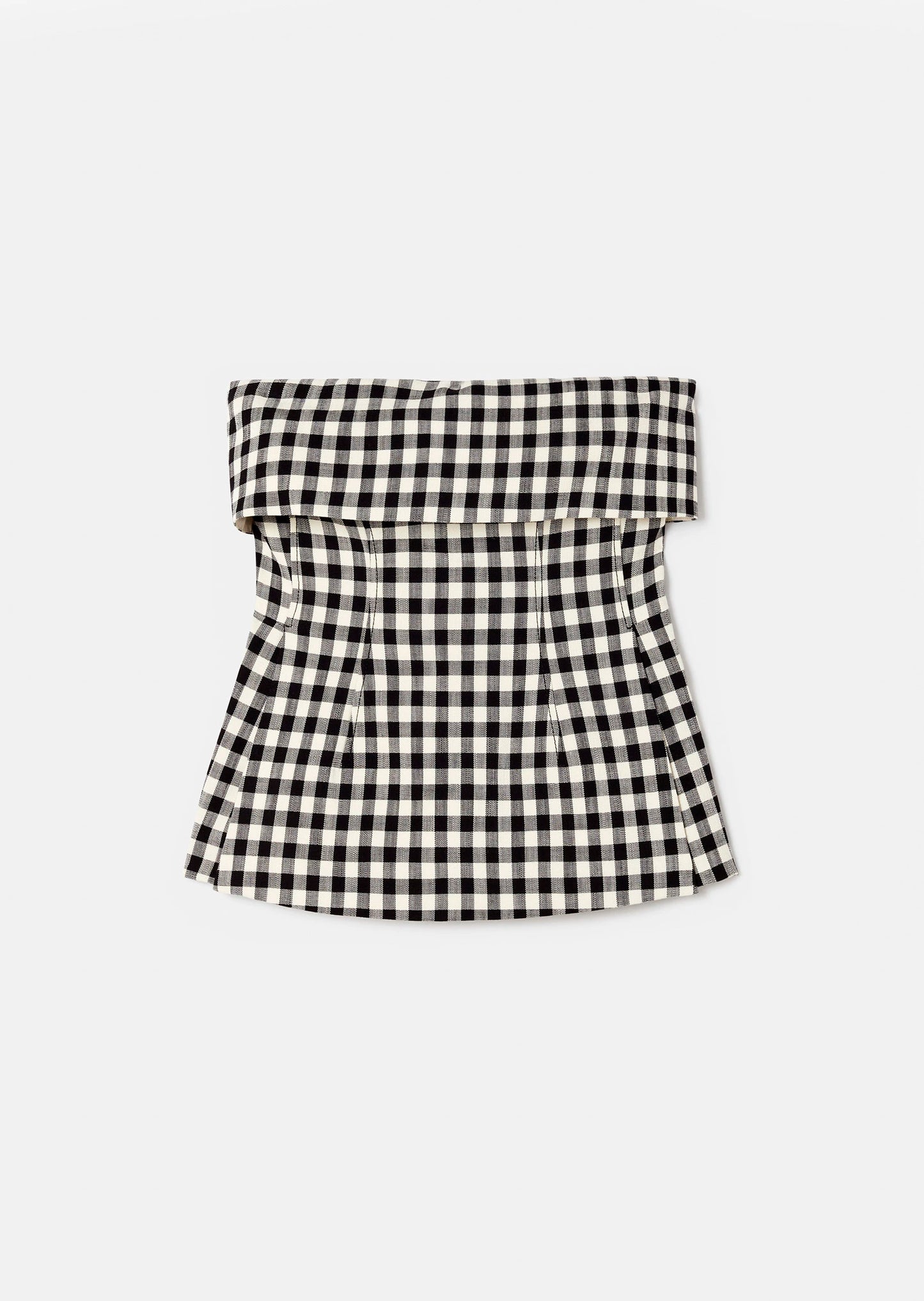 Tonnie Black Vichy Top
