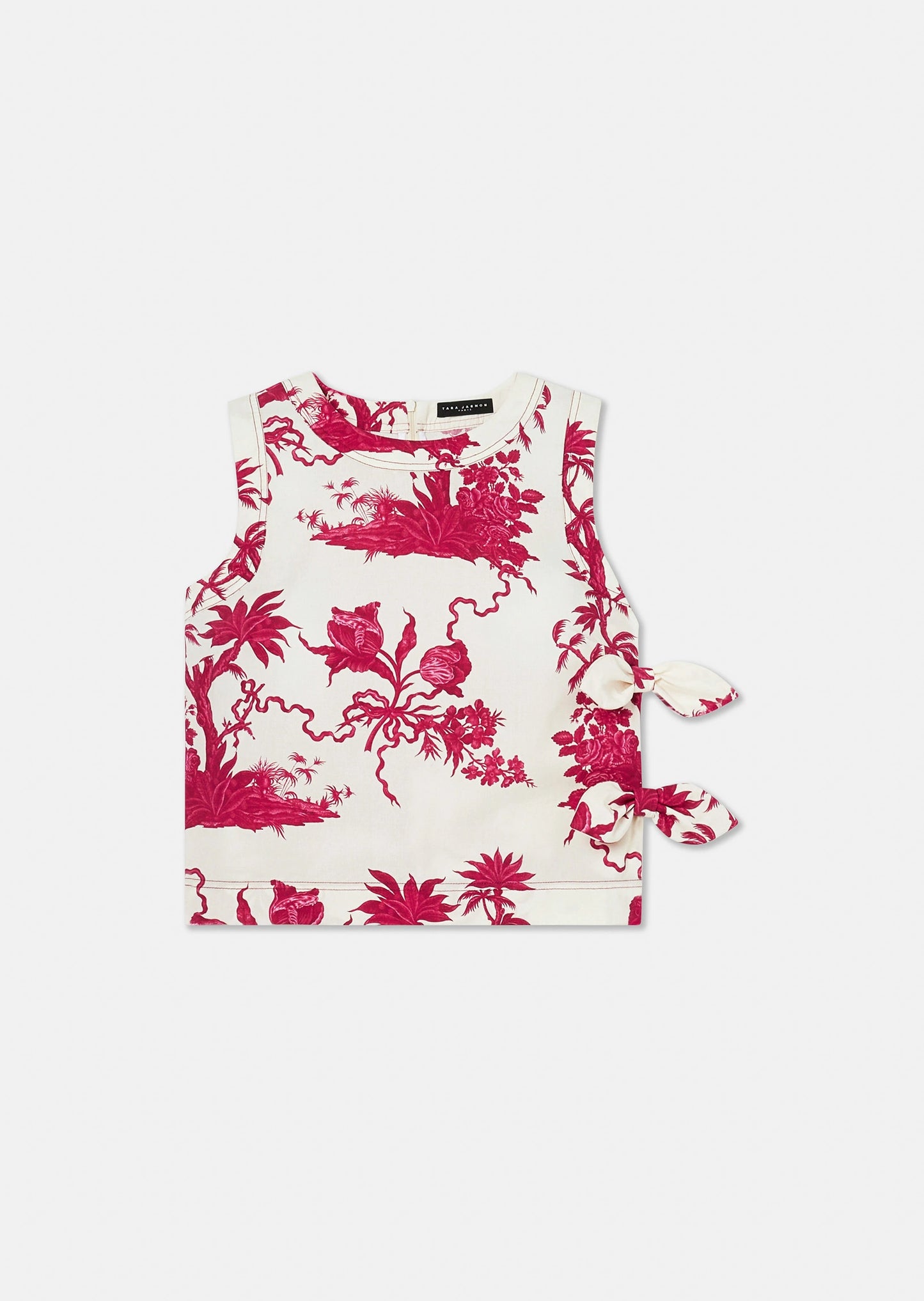 Tonka Ecru Floral Printed Top