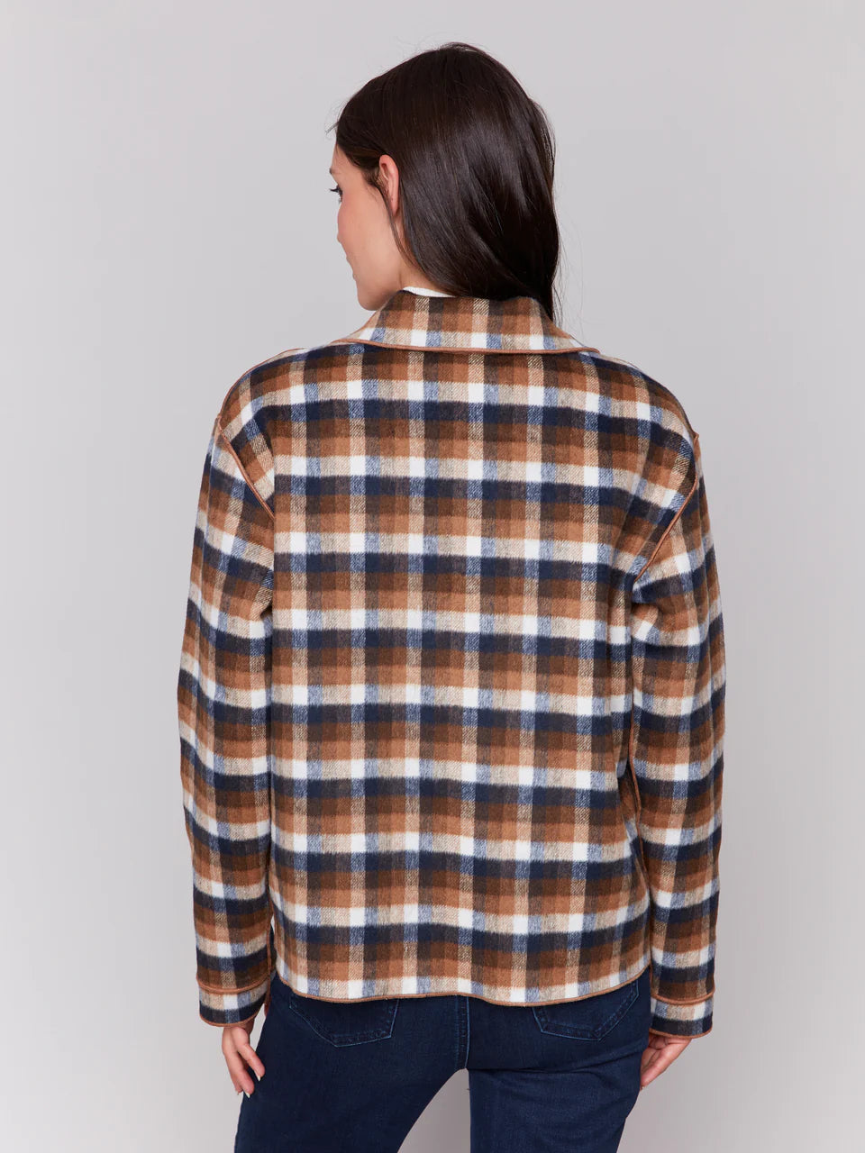 Reversible Plaid Jacket