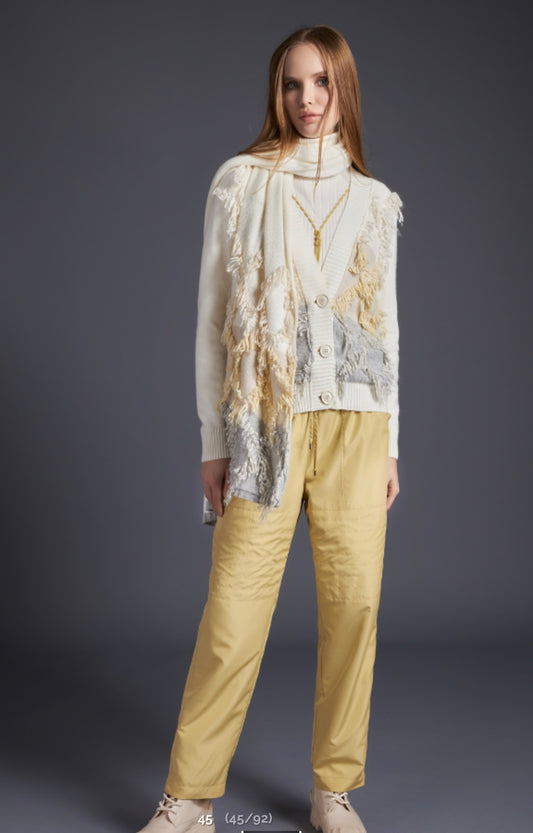 TRICOT CHIC LINED PANT IN YELLOW