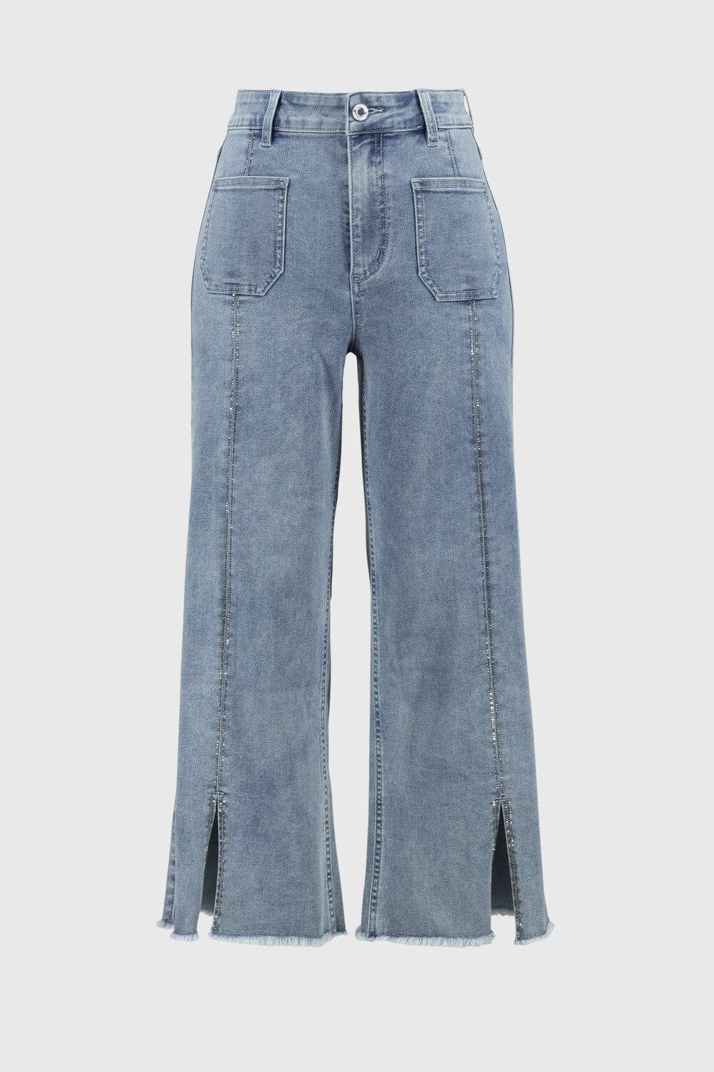 High-waisted Cropped Trousers